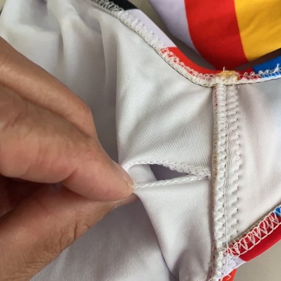 Cupshe Striped One Piece V-Neck Swimsuit size S - Picture 12 of 14